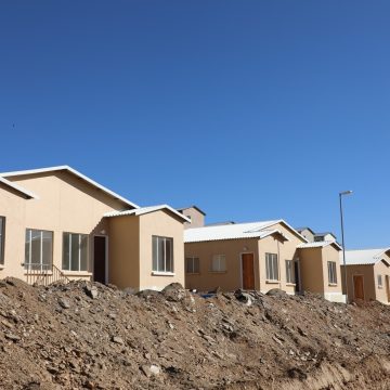 Otjomuise mass houses still under construction … out of 362 units, only 58 houses have been completed