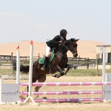 Woodcutter turned horseman … farm labourer triumphs in showjumping debut
