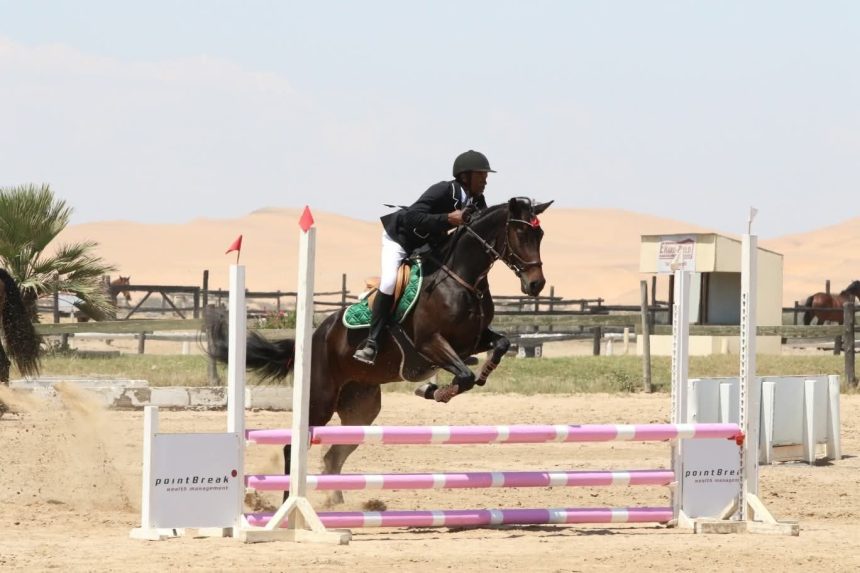 Woodcutter turned horseman … farm labourer triumphs in showjumping debut
