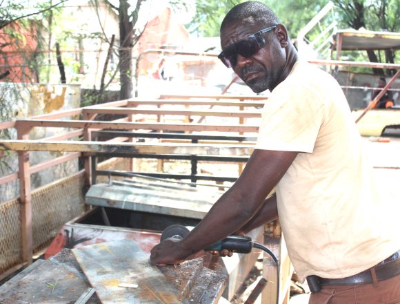 Tjaveondja brothers keep welding flame burning