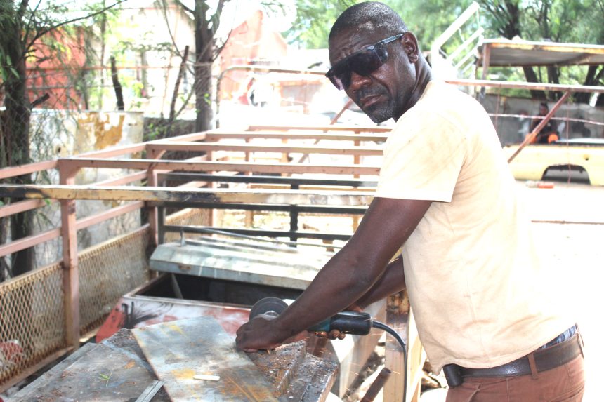 Tjaveondja brothers keep welding flame burning