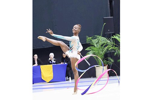 Ekandjo qualifies for Rhythmic Gymnastics World Championships