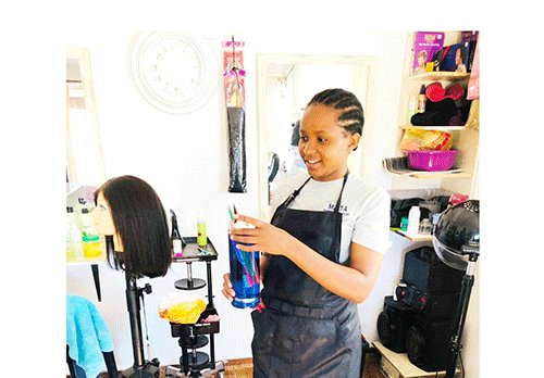 Okakarara-1 Kalenga finds business acumen in hairdressing