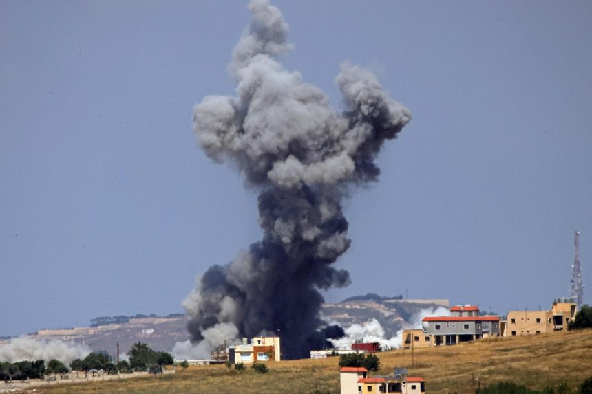 Israeli strike near hospital, wounds 13 staffers